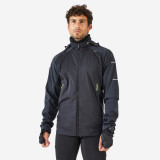 Jachetă Iarnă Protecție v&acirc;nt și ploaie Alergare pe asfalt Warm Regul Gri Bărbați