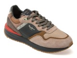 Pantofi sport PEPE JEANS bej, MS60009, din material textil