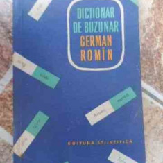 Dictionar De Buzunar German Romin - Alexandru Roman ,532971