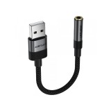 Adaptor Audio Acefast J13 USB-A - 3.5mm Negru