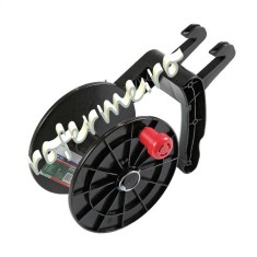 Tambur pentru fir gard electric, cu suport