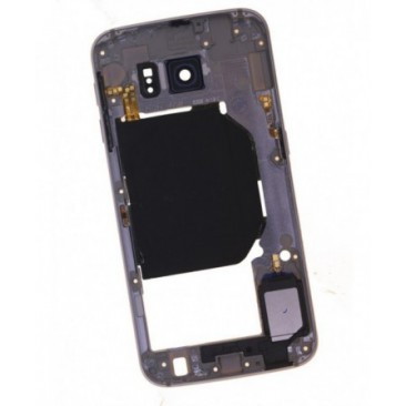 CARCASA MIJLOC SAMSUNG G920 GALAXY S6 AZUR-BLUE ORIG SWAP