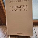 Mircea Anghelescu Literatura in context