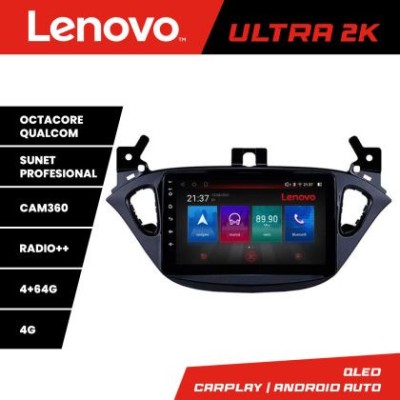 Navigatie Opel Corsa 2013-2016 Lenovo Kit-corsa 8 core QLED Qualcomm 4+64 360 Android Waze USB Navigatie Internet Youtube Radio CarStore Technology foto