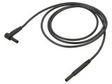 Cablu de măsurare 10A izolat 600V 1m negru