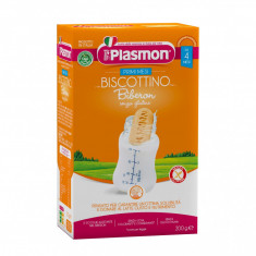 Biscuiti pentru biberon fara gluten 4 luni+, 200g, Plasmon