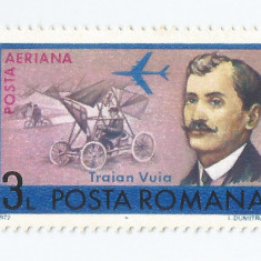 Romania, LP 803/1972, Aniversari - Aviatie, eroare 3, MNH