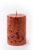 Lumanare parfumata, Cilindru diametru 7 cm, Maro Inchis, Scortisoara, 115 mm, DARIALEX ART