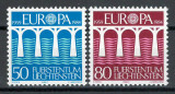 Liechtenstein 1984 837/38 MNH nestampilat - Europa: 25 de ani CEPT