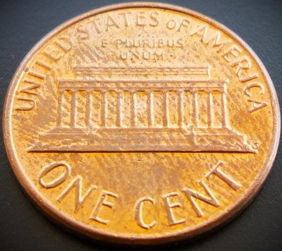 Moneda 1 CENT - SUA, anul 1977 * cod 4440 = A.UNC - litera D foto