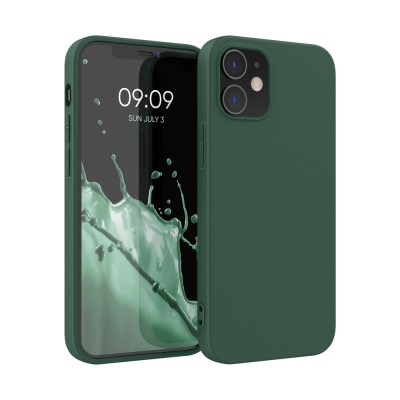 Husa pentru Apple iPhone 12 / iPhone 12 Pro, Silicon, Verde, 53938.169 foto