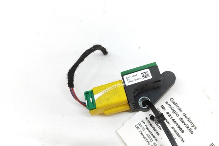Senzor de impact dreapta spate VW SHARAN 7N1, 7N2 2012 OEM: 5N0959351B 31401989