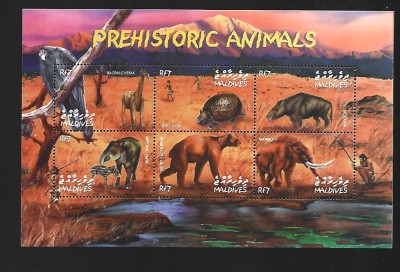 maldive animale preistorice mnh foto