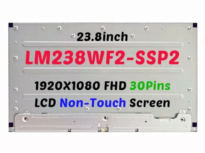 Display Desktop All in One (AIO), Dell, Inspiron 24 5410, 5415, 5420, CTN53, 0CTN53, 052Y72, 52Y72, LM238WF2(SS)(P2), LM238WF2-SSP2, 23.8 inch, 1920x1