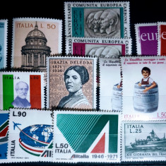 Italia 1971 Lot timbre Italia nestampilate