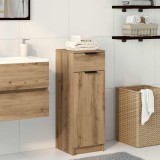 VidaXL Dulap de baie, stejar artizanal, 32x34x90 cm, lemn prelucrat