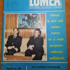 revista lumea 15 martie 1979-presedintele frantei vizita in romania
