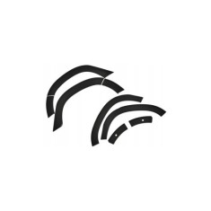 Set 8 protectii de aripi fata + spate cu senzor - de origine uzina dedicat Duster II 2018-2019 C