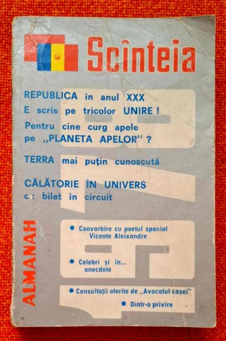 Almanah comunist Scinteia/Scanteia 1978