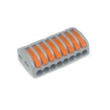 Conector pentru conductori electrici, 8 pini, compatibil Wago