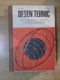 DESEN TEHNIC , MANUAL PENTRU LICEE INDUSTRIALE SI AGROINDUSTRIALE CLASELE IX-A SI A X-A de GH HUSEIN , M. TUDOSE , 1977