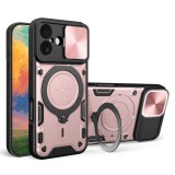Husa iPhone 17 Asteroid GSM CamGuard Pro, roz auriu