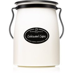 Milkhouse Candle Co. Creamery Cedarwood Cabin lum&acirc;nare parfumată Butter Jar 624 g