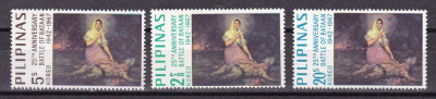 Filipine 1967 pictura MI 822-824 MNH w59 foto