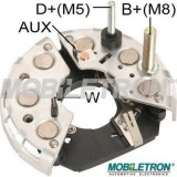 Punte diode alternator 114mm 6 diode 35A, VW Transporter T4 Golf I II Passat Polo, MAN Volvo, OE VW 068903539B 068903539C MAN 81261090014 Volvo