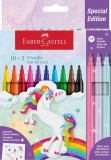Carioca 10+3 culori Unicorni Faber-Castell, Faber Castell