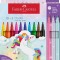 Carioca 10+3 culori Unicorni Faber-Castell