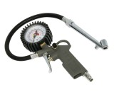 Pistol de umflat Carpoint cu manometru de 12 bar si ceas de 63mm , cu cap pt camioane si tiruri