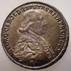 G.013 GERMANIA WÜRZBURG GEORG KARL 20 KREUZER 1795 MM XF ARGINT 6,7g Model 2