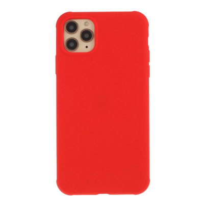 Husa protectie compatibila cu Apple iPhone 11 Pro Liquid Silicone Case Rosu foto