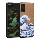 Husa Kwmobile pentru Xiaomi Redmi Note 10 5G, Lemn, Multicolor, 56792.04, Carcasa