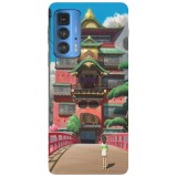 Husa compatibila cu Motorola Edge 20 model Spirited away Mei Studio Ghibli, Silicon, TPU, Viceversa, Transparent, Carcasa