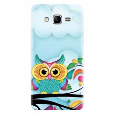 Husa silicon pentru Samsung Grand Prime, Owl 102