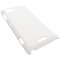 Husa tip capac plastic cauciucat alb pentru Sony Xperia L (C2104 / C2105) S36h