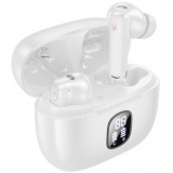 Handsfree Bluetooth Borofone FQ7 Treasure, TWS, ANC, MultiPoint, Alb