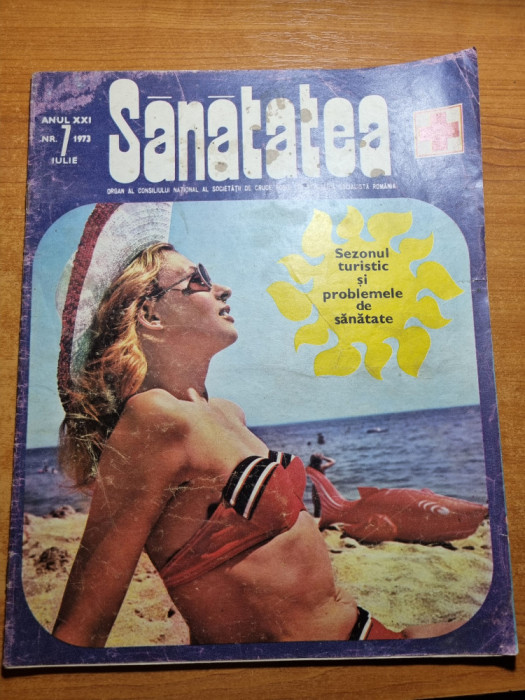 revista sanatatea iulie 1973-calimanesti,art. orasul si sanatatea