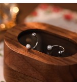 Cumpara ieftin Cercei din Argint 925 Rodiat , Spiral Twister Pearl