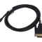 Cablu-adaptor USB 3.1 DVI-D la USB C
