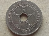 CONGO BELGIAN-10 CENTIMES 1922