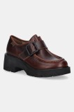 Camper pantofi de piele Milah culoarea maro, cu platformă, K201930-002