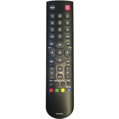 Telecomanda pentru LED Vortex LEDV-32TD1210, neagra cu functiile teleccomenzii originale foto