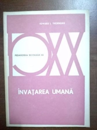 Invatarea umana- Edward I. Thorndike