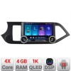 Navigatie Kia Picanto 2011-2015 Kit-217 Edotec 4+64 10.5 inch Incell 1K android Wifi 5Ghz gps internet CarStore Technology