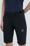 Cumpara ieftin Mammut pantaloni scurți outdoor Runbold culoarea negru, neted, medium waist