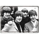 Placa metalica - The Beatles - Photo - 10x14 cm, ART