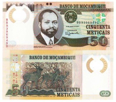 Mozambic 50 Meticais 2017 P-150b UNC foto